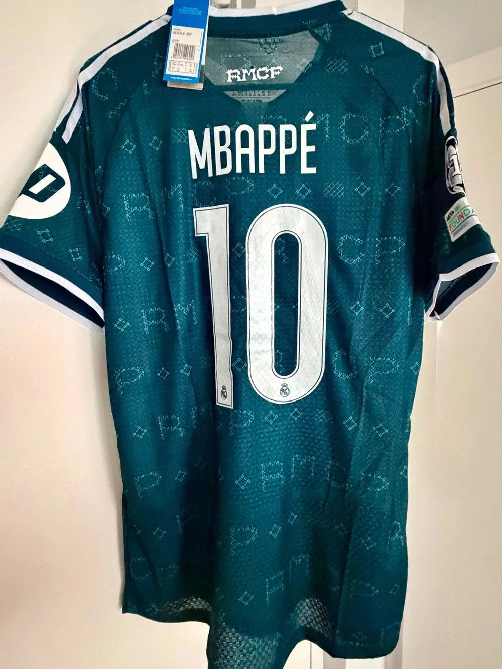 adidas Green Mbappé #10 Men's Soccer Jersey
